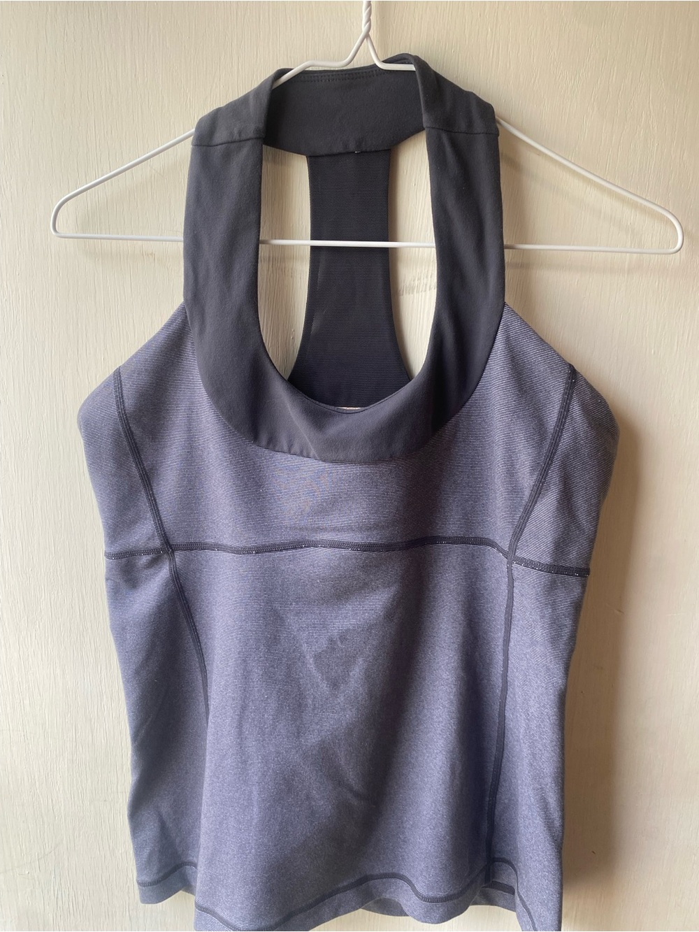 Lululemon Charcoal Gray Racerback Athletic Tank Top